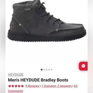 HEYDUDE Bradley Boot in black